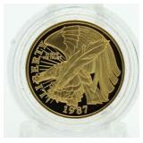 1987 US Mint Constituton 1/4 oz Gold Commemorative