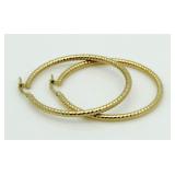 14kt Gold XX-Large Hoop Earrings