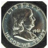 1960 Franklin Proof Silver Half Dollar