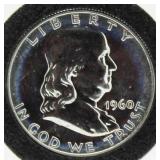 1961 Franklin Proof Silver Half Dollar