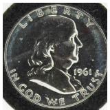 1962 Franklin Proof Silver Half Dollar