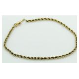 14kt Gold Rope Twist Bracelet