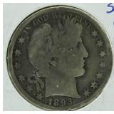 1893 Barber Silver Half Dollar