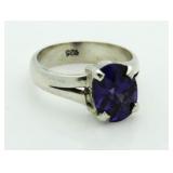 Beautiful 2.00 ct Amethyst Oval Ring