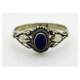 Elegant Cabochon Sapphire Ring