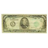 Series of 1934 Federal Resever $1000 Bank Note