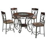 Ashley 329 Counter Height Table & 6 Barstools