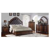 LF Leather Headboard King Bedroom Suite