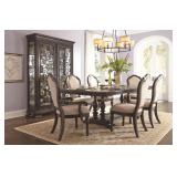 Samuel Lawrence 9 Pc Table & 8 Chairs