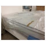 Serta Queen Euro Top Matrress & Box