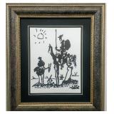 "Don Quixote" Silk Screen by Picasso