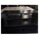 Black Media stand 4ft length, 15" width, 18