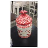 Temptations red cookie jar