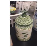 Temptations green cookie jar