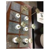 Ashley 6pc Marble Candle Holders