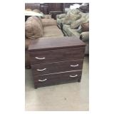 Ashley 3 drawer chest (as-is) handle in drawer