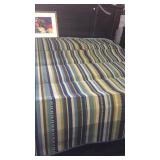 Striped 5 x 7 designer rug