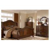 B-615 Ashley king sleigh bedroom set