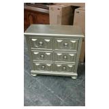 Quality silver designer accent chest