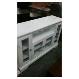 White entertainment center