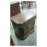 Cherry 3 drawer night stand