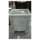 Mirrored night stand