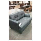 Ashley Benchcraft top grain leather love seat