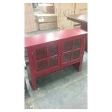 Red hutch top