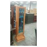 Light brown flip style jewelry cabinet