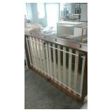 Brown twin size trundle bed