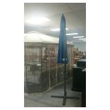 Blue oasis umbrella stand