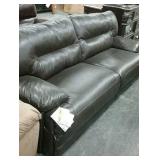 Ashley 2 cushion top grain leather power sofa