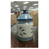 Temptations cookie jar, blue