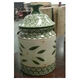 Temptations cookie jar, green