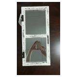 Small double wall decor mirror