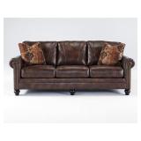 Ashley 437 LEATHER Sofa & Love Seat