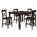 Ashley 657 Counter Height Table & 4 Barstools