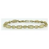 14kt Gold 7.5" Italian Gold Bracelet