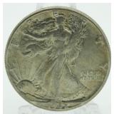 1942 Walking Liberty Silver Half Dollar