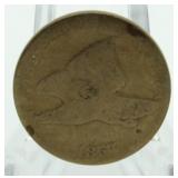 1857 Flying Eagle Cent *1st Year