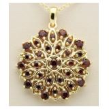 Stunning 2.50 ct Garnet Pendant