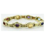 14kt Gold QUALITY Gemstone Bracelet