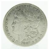 1887-P Morgan Silver Dollar