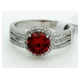 Brilliant 2.50 ct Ruby Solitaire Ring