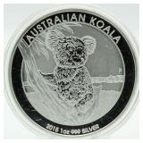 Australian Koala 2015 1 Oz. *BU Silver Round