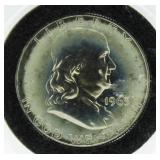 1963 Proof Franklin Silver Half Dollar