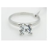 Brilliant 2.00 ct White Topaz Solitaire Ring