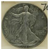 1941-D Walking Liberty Silver Half Dollar