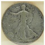 1945 Walking Liberty Silver Half Dollar