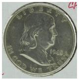 1948-D Franklin Silver Half Dollar *1st Year